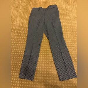 Chic Black and White Patterned Pants